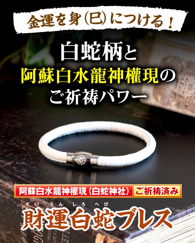 財運白蛇ブレスの詳細を今すぐチェックする