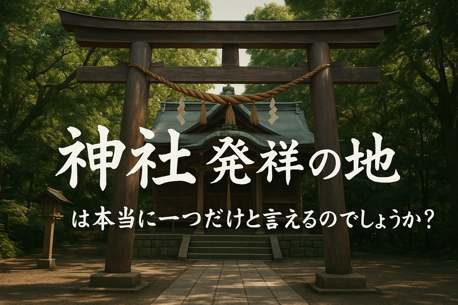 神社 発祥の地は本当に一つだけと言えるのでしょうか？