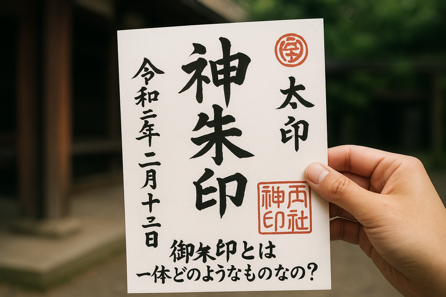 神社 御朱印とは一体どのようなものなの？その意味やマナーについて徹底解説！