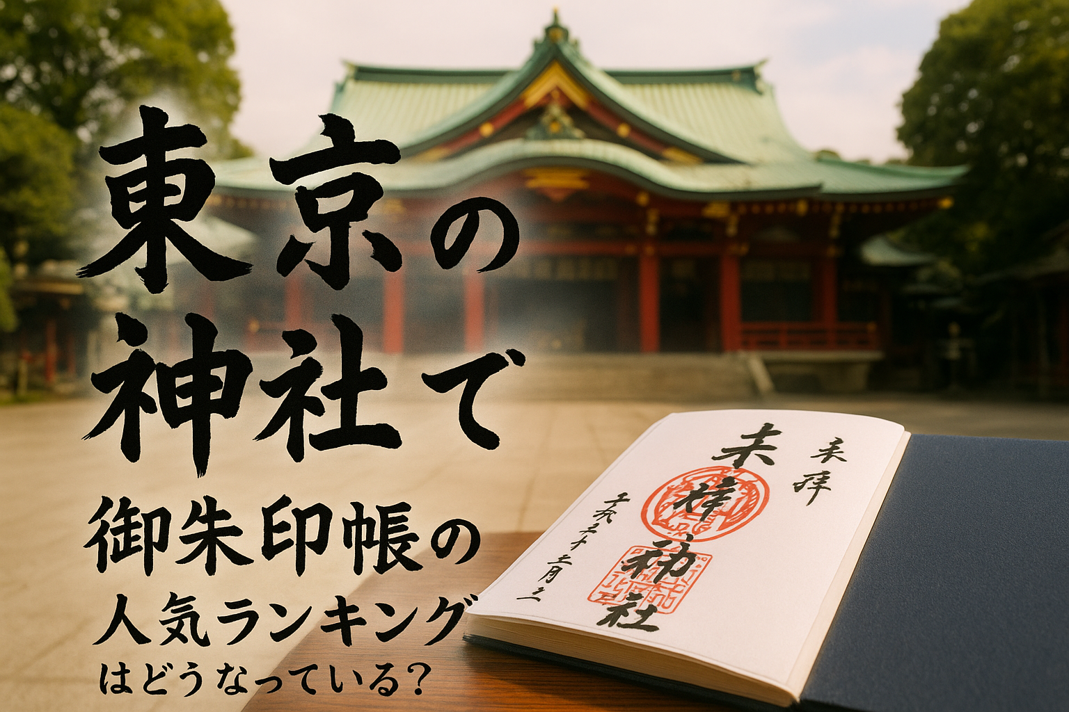 東京の神社で御朱印帳の人気ランキングはどうなっている？御朱印帳の人気ランキングで東京の神社を探すならどこ？