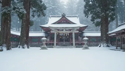 神社で雪が降るのは神様からの歓迎サイン？その驚きのスピリチュアルな意味とは？
