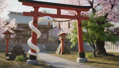 神社で白蛇と遭遇する事は神様からの特別な歓迎サイン？白蛇のスピリチュアルな意味って何？
