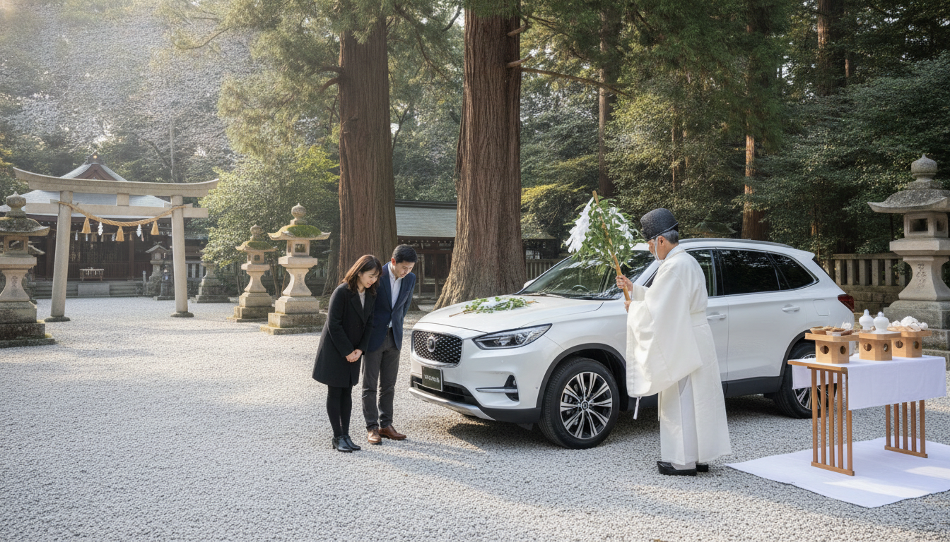 神社のご祈祷で車祓いをする当日の流れはどうなる?気になる作法や準備も解説