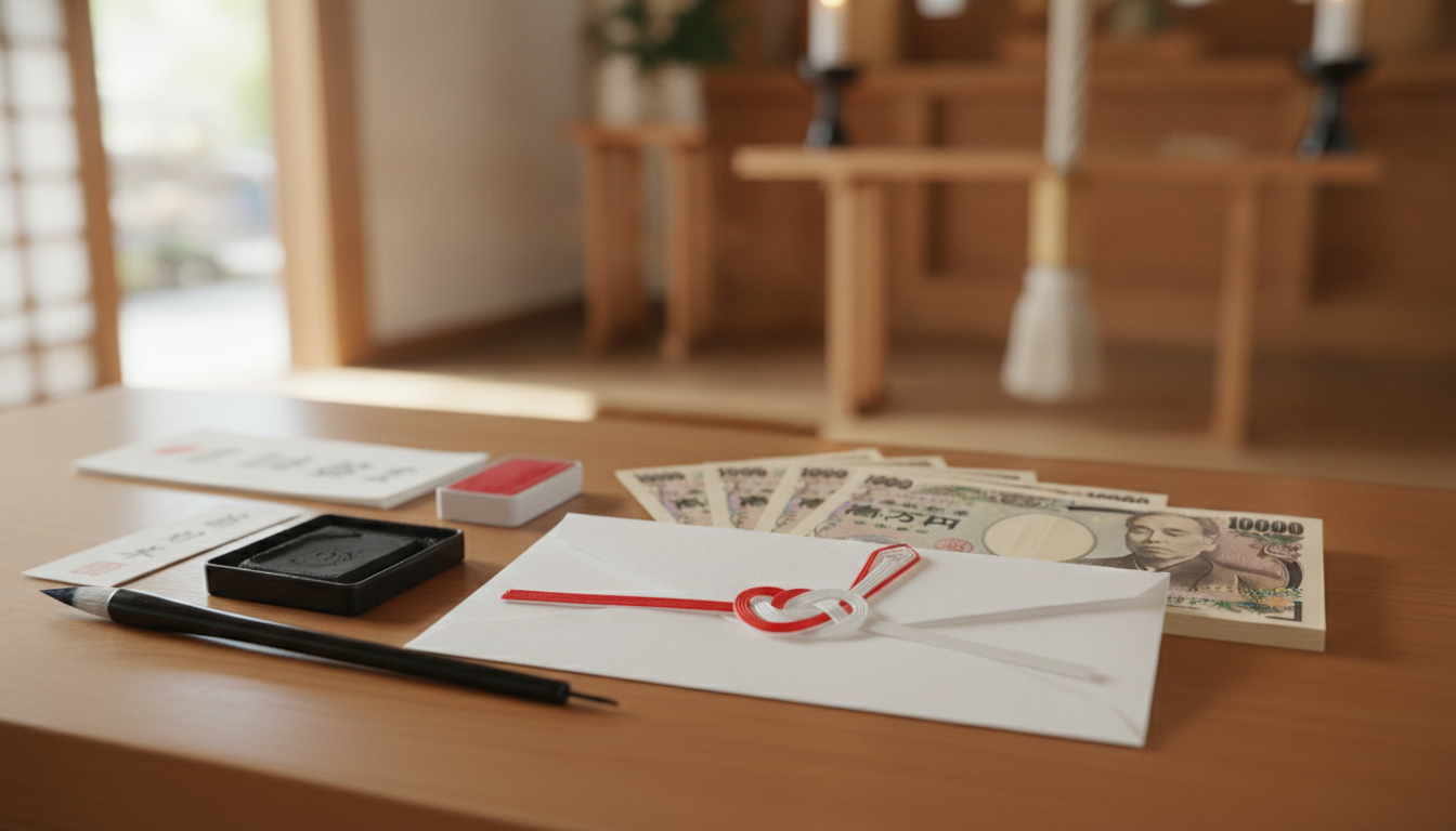 神社でご祈祷を受けるときの初穂料の封筒の書き方は?新札を用意すべき?
