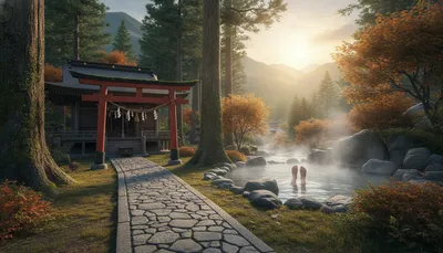 神社＋温泉で楽しむ開運旅行！休日におすすめの神社巡りプラン！