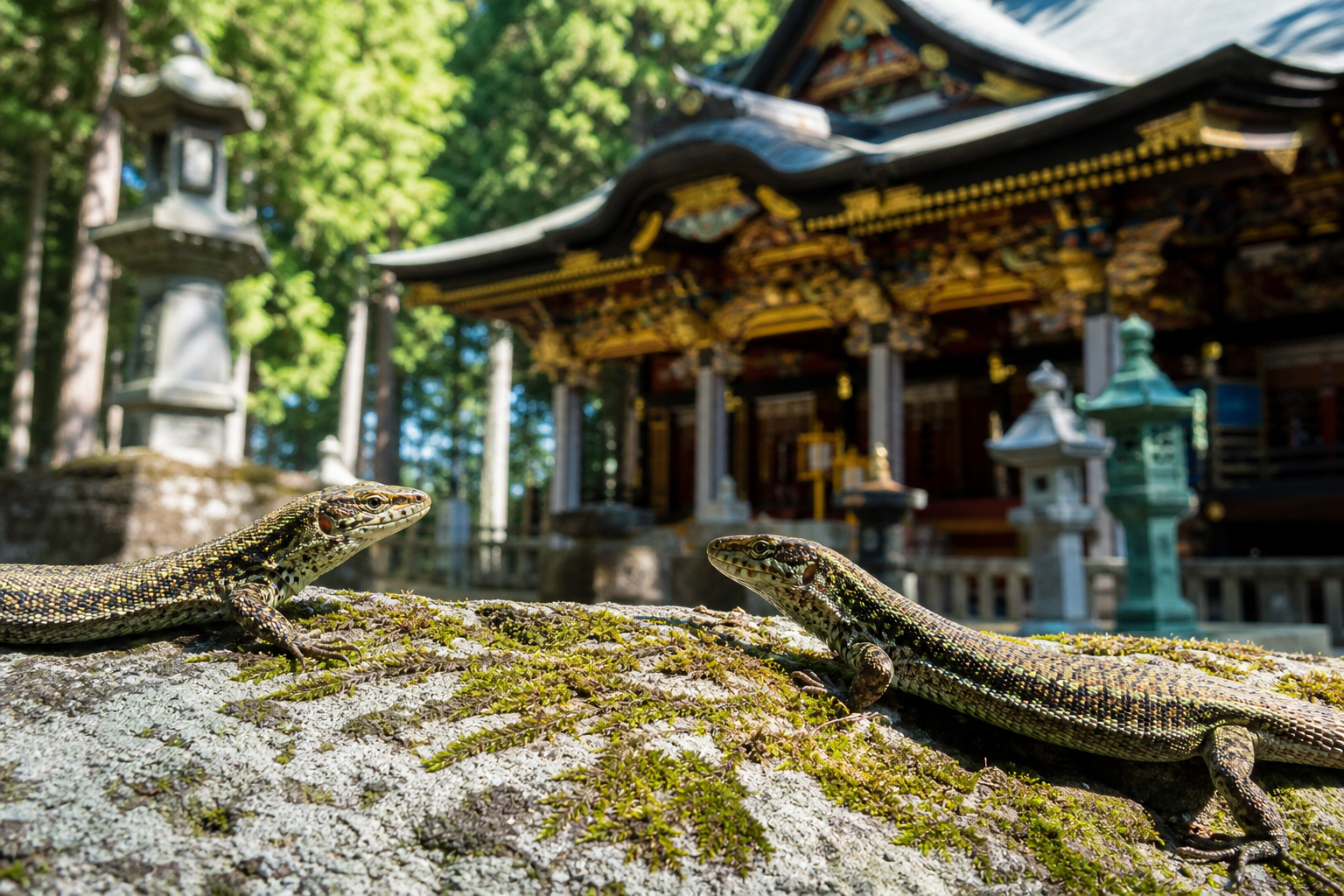 三峯神社へ参拝した際にトカゲ2匹に遭遇する体験は復縁の前兆なの?