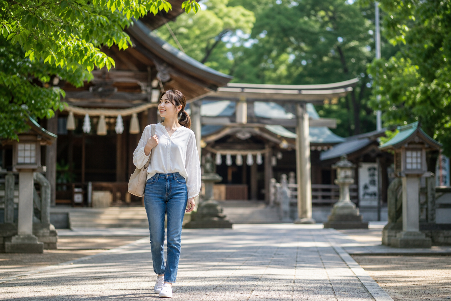 神社参拝の服装は女性ならデニムでもいいの?実はジーンズでも大丈夫なのか徹底解説!