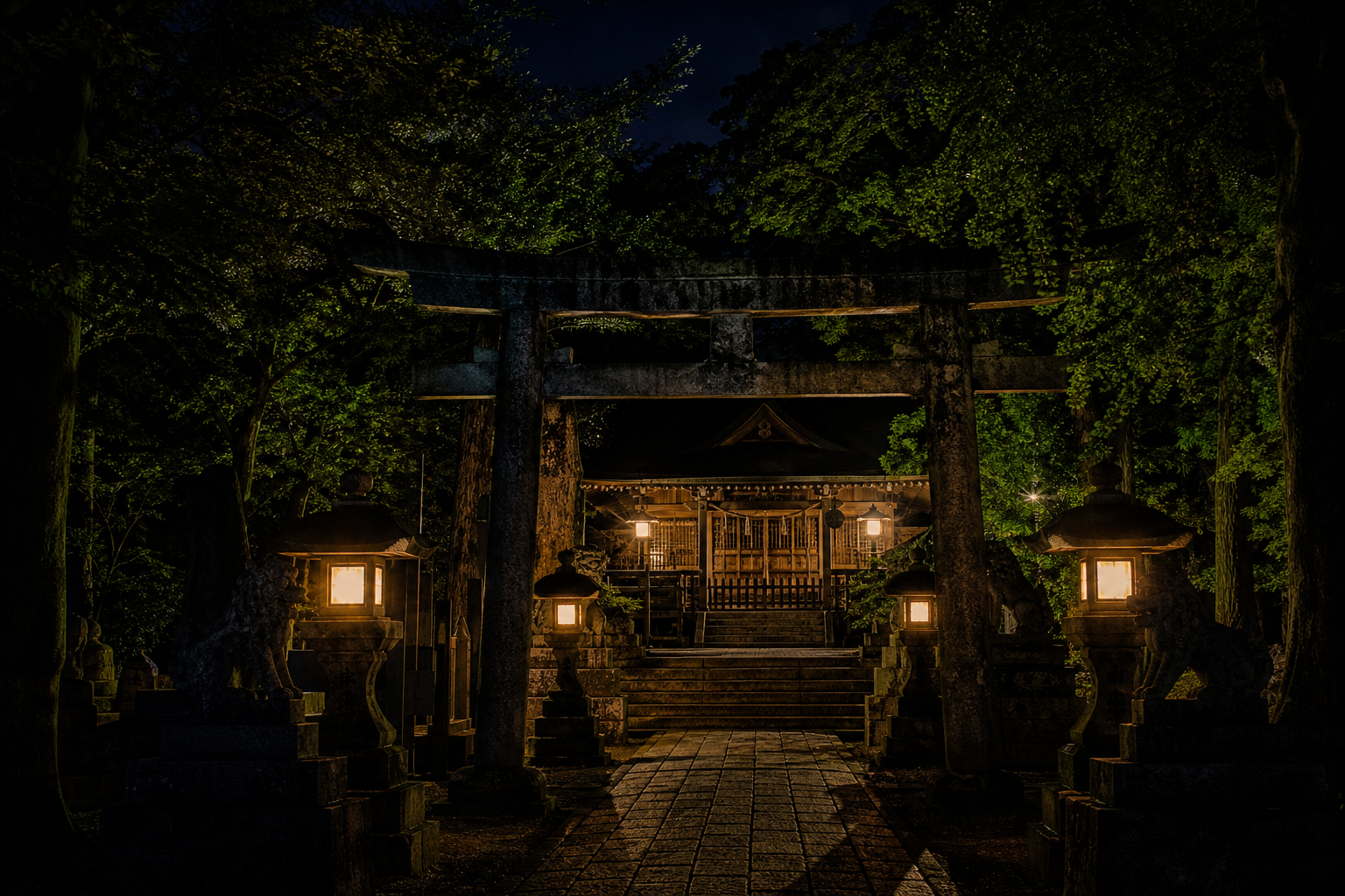 神社に夜行ってはいけない理由とは?夜の参拝を避けるべきなのはなぜ?