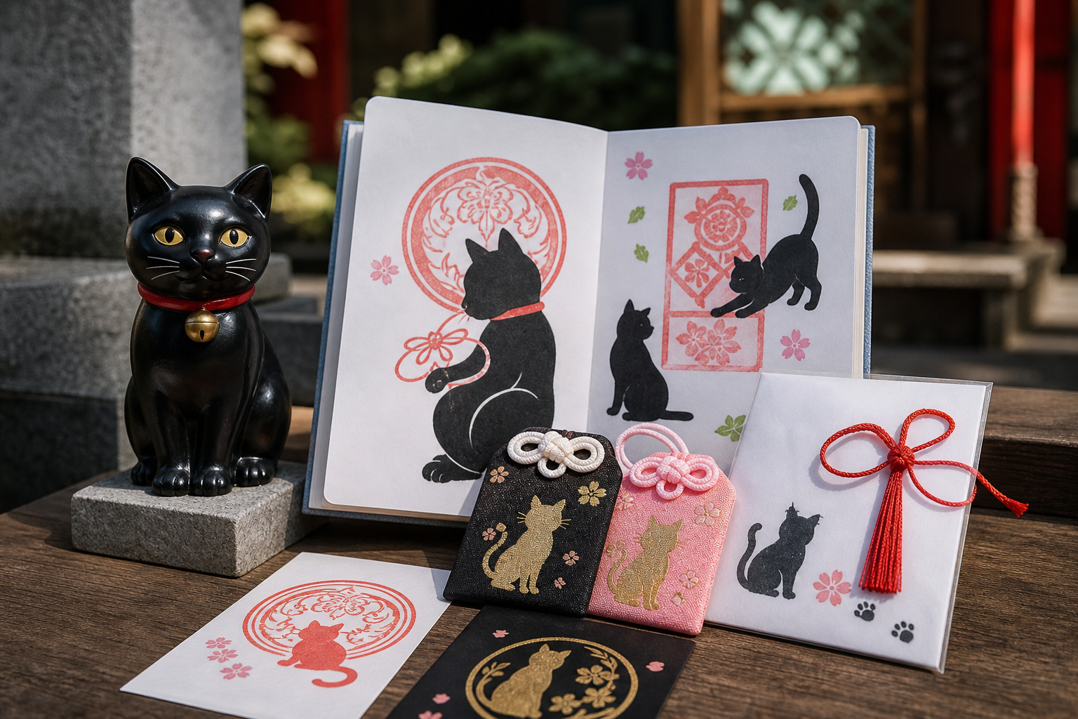 駒込にある黒猫の神社で人気の御朱印やお守りを手に入れるにはどうすればいい?