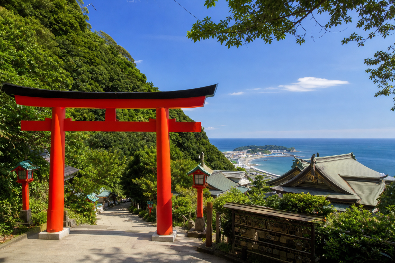 江ノ島神社のご利益とは?御祭神や願い別に知っておきたいご利益を分かりやすく解説!
