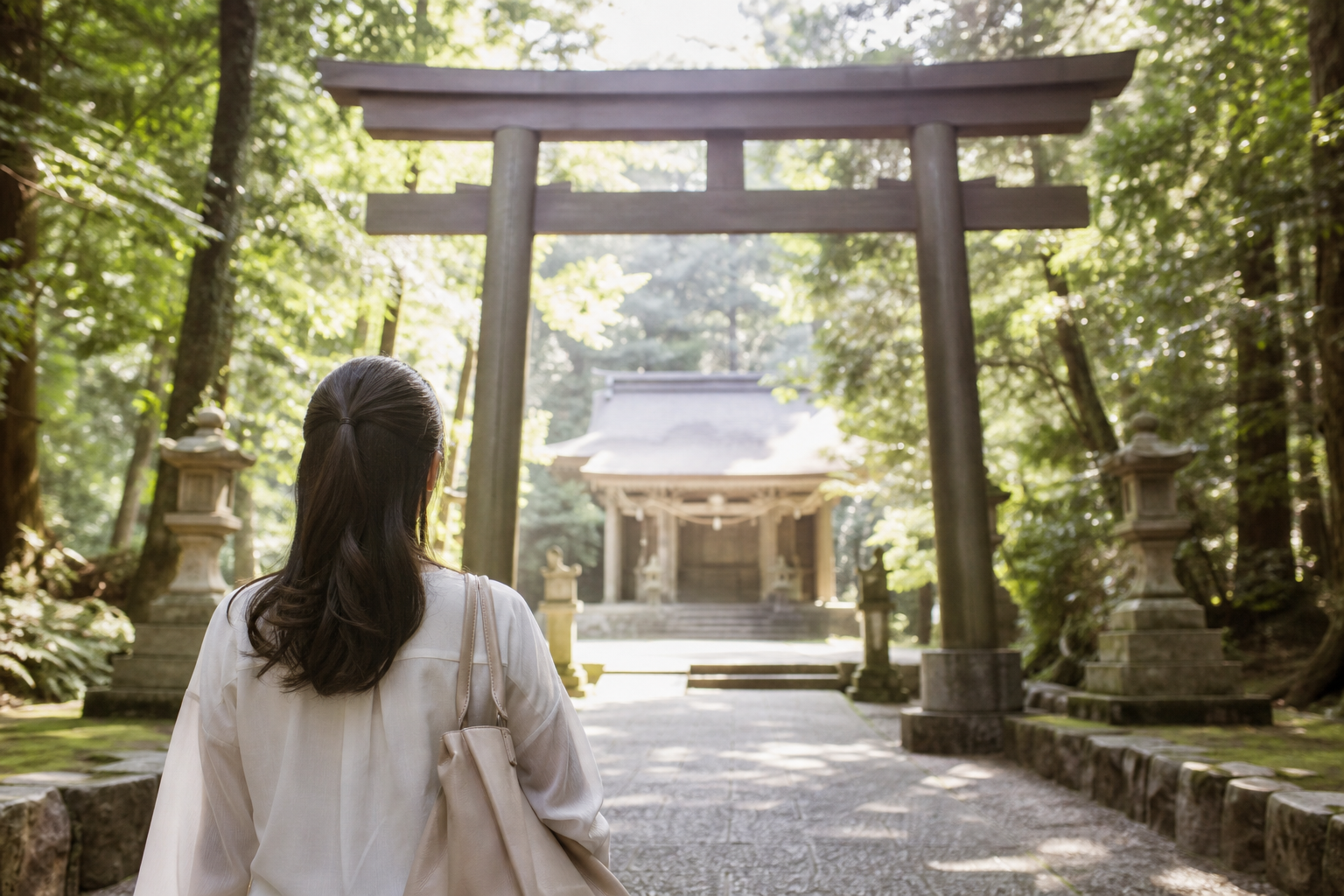 神社でパワースポットを巡る女子の一人旅ってどう?女子一人旅で神社パワースポットはありなの?