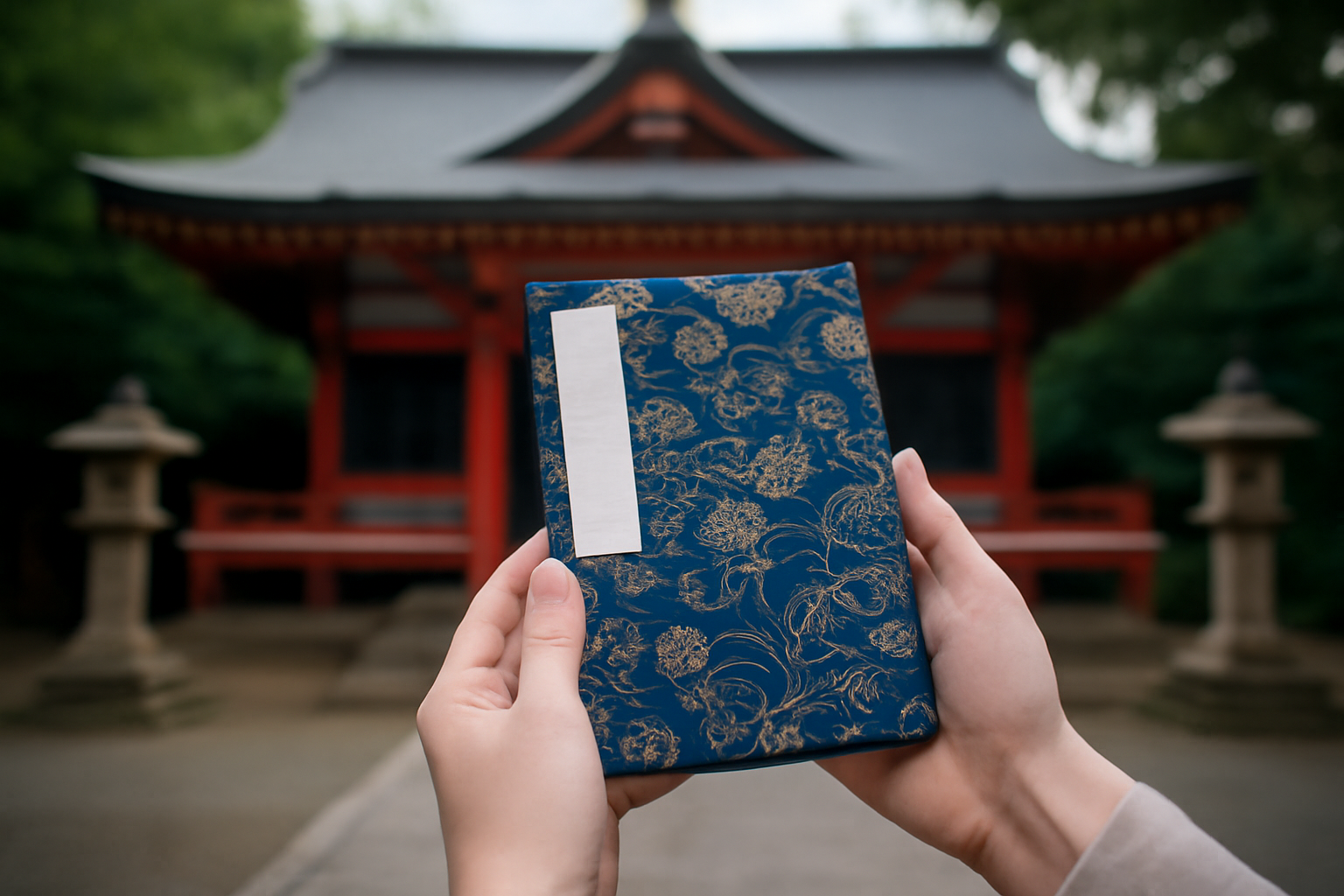 神社における御朱印帳は神様との縁を記録する大切な帳面です